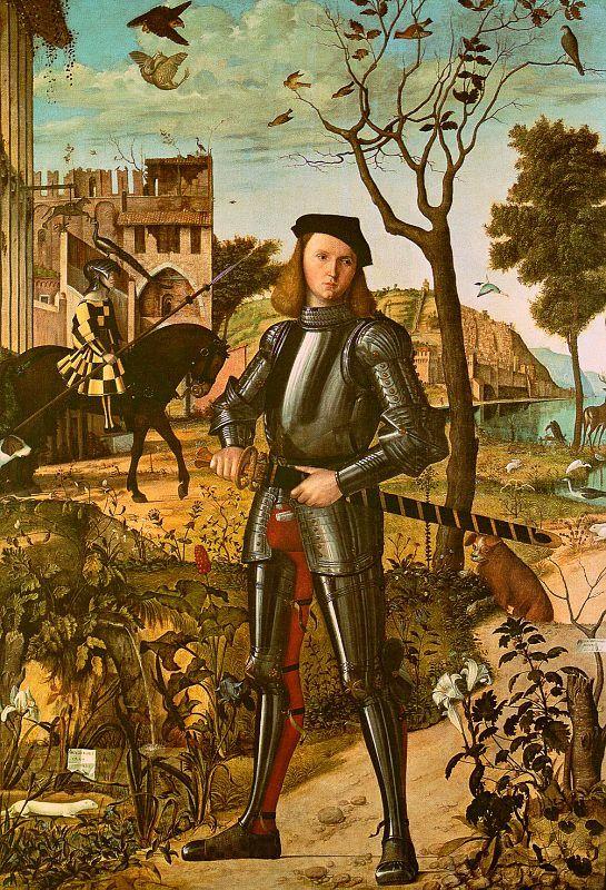 Vittore Carpaccio Portrait of a Knight Spain oil painting art
